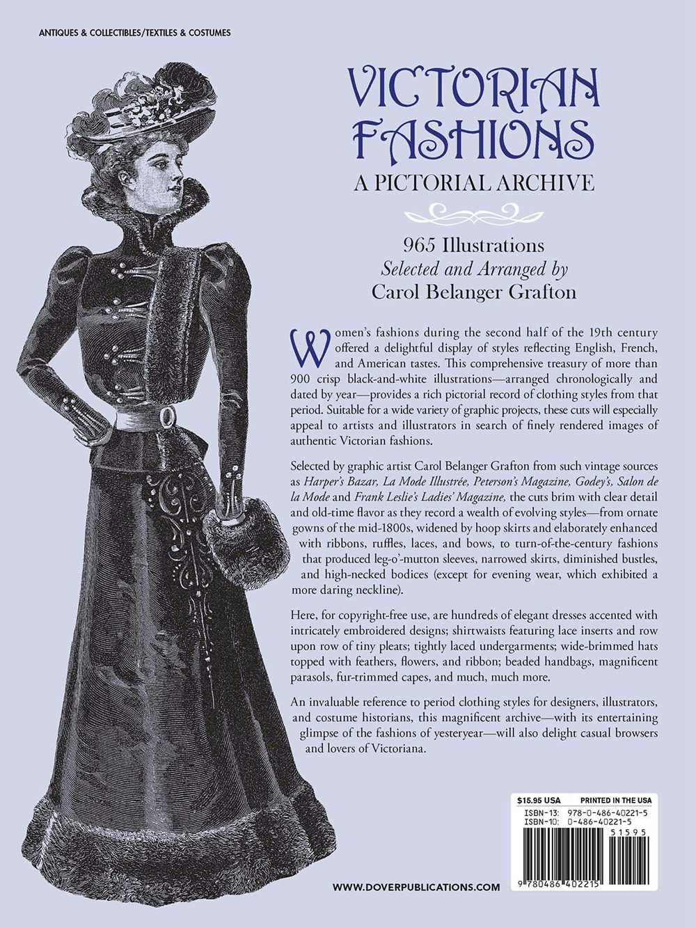 Victorian Fashions – Dover Publications