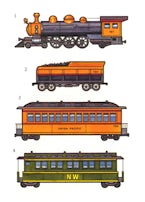 Train Stickers
