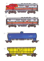 Train Stickers