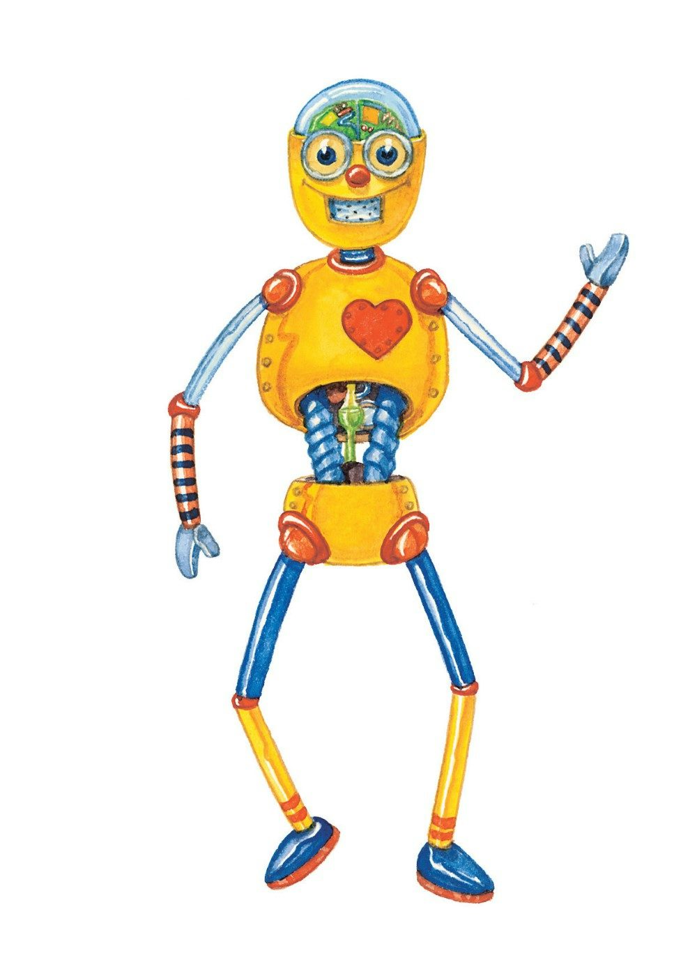 Create Your Own Robot Sticker Activity Book – Dover Publications