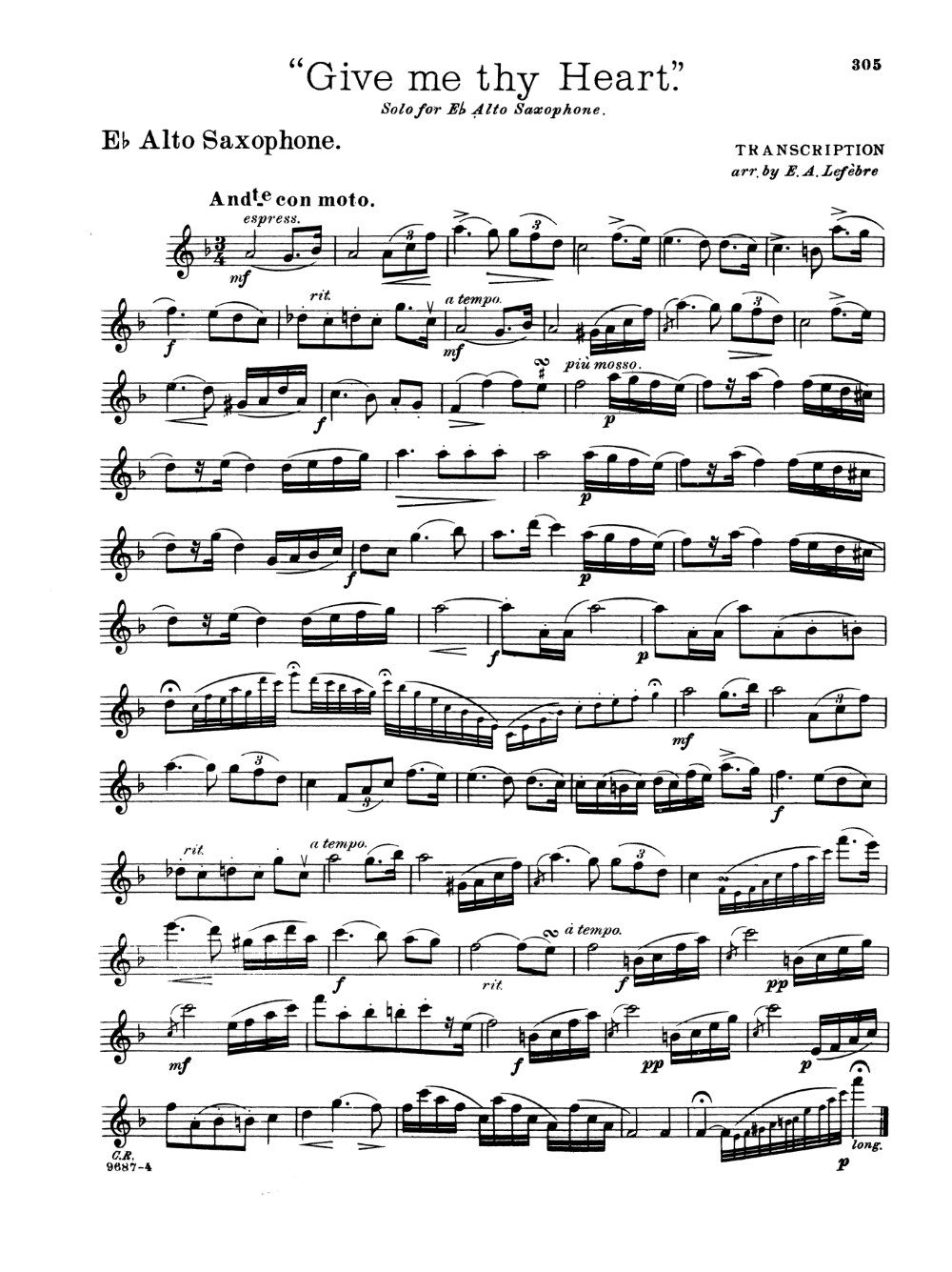 Universal Method for Saxophone – Dover Publications