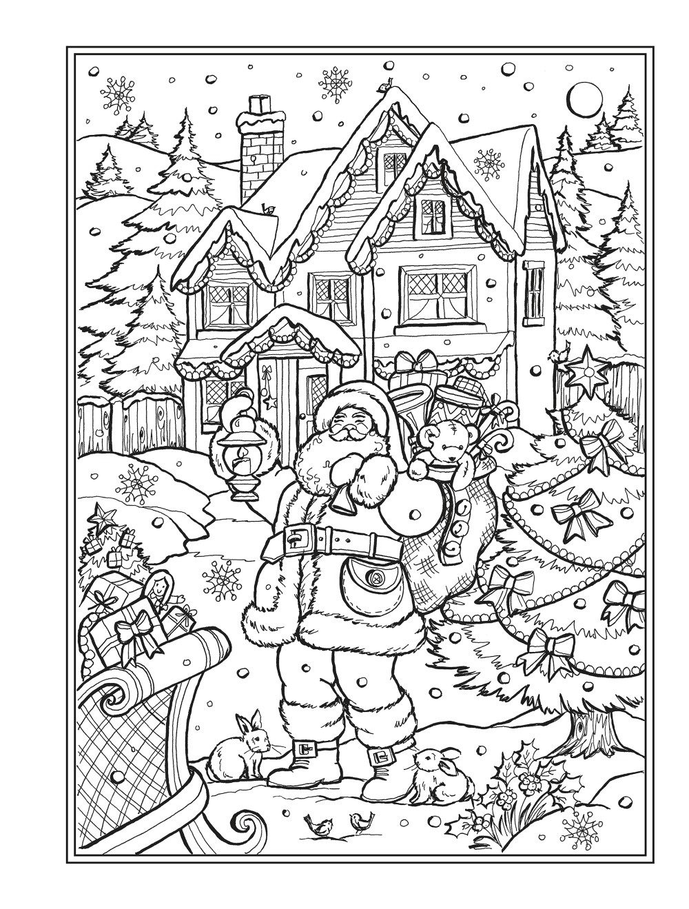 その他 Creative Christmas Coloring Creative Haven Country Christmas Coloring Book (Adult