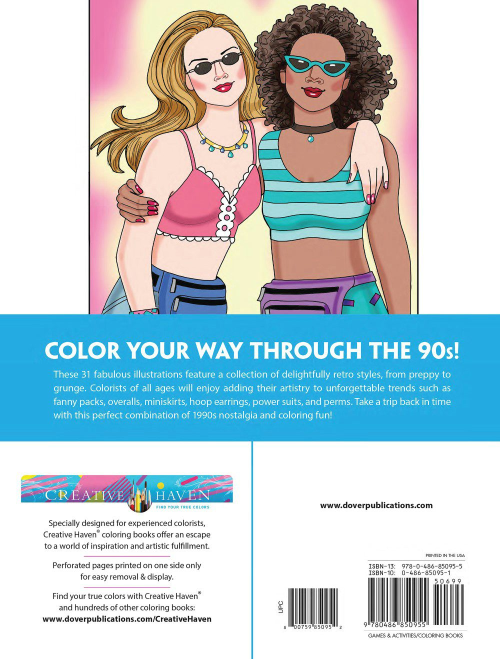 Creative Haven That's so 90s! Coloring Book – Dover Publications