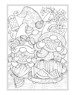Creative Haven Gnome Sweet Gnome Coloring Book