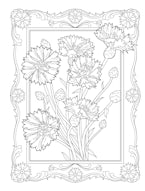 Creative Haven Flowers of the World Coloring Book