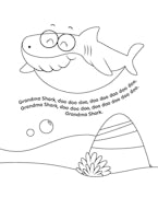 Super Simple Sing & Color: Baby Shark Coloring Book