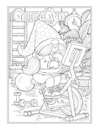 Gnomes at Home Coloring Book