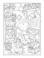 Gnomes at Home Coloring Book