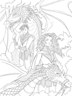 Enemies to Lovers: A Romantasy Coloring Book