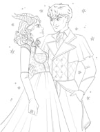 Enemies to Lovers: A Romantasy Coloring Book