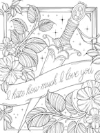 Enemies to Lovers: A Romantasy Coloring Book
